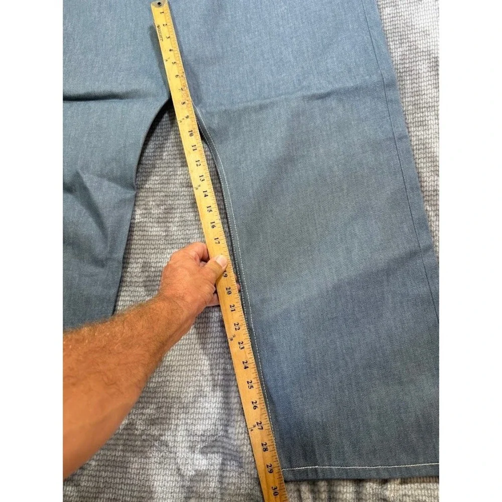 Levis 501 Original Straight Leg Mens Jeans Blue Grey W44 L30 Button Fly Cotton